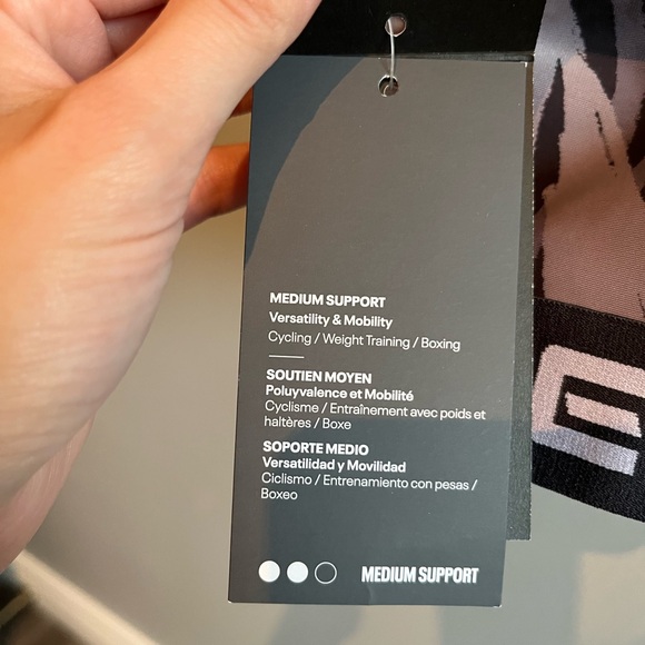 Under Armour Crossback Sports Bra - Medium Support with Compression - Picture 7 of 8